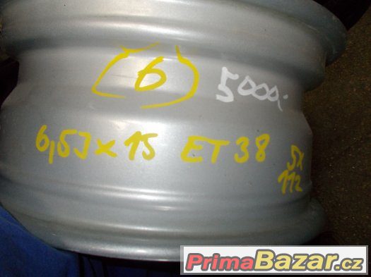 ALU disky 15" 5x112 koncern VW – fotografie 4