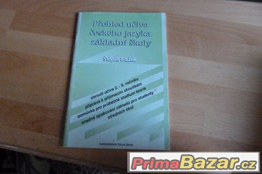 Přehled učiva českého jazyka základní školy – fotografie 1