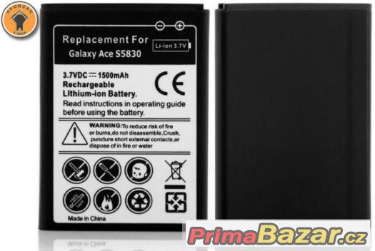 Baterie Samsung Galaxy Ace S5830 EB494358UV – fotografie 3