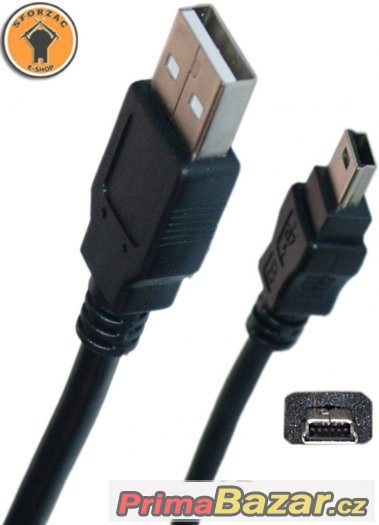 Datový a nabíjecí kabel USB Mini – fotografie 2
