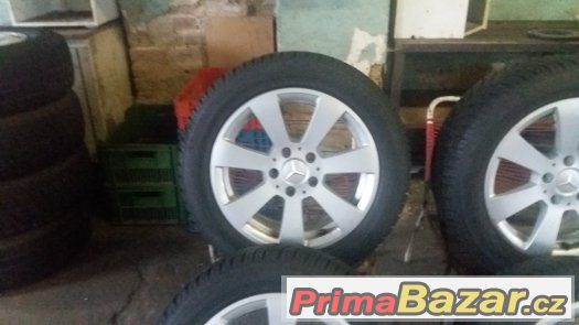 Orig. Alu Kola Mercedes - 5 x 112 - 16´´ - ZIMNÍ – fotografie 4