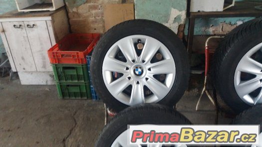 Plech. Disky BMW 3 - 5 x 120 - 16´´ - ZIMNÍ + POKLICE – fotografie 5