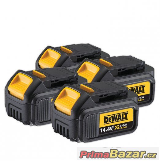 4 Kusy – Akumulátor DeWALT XR DCB140 14,4 V / 3,0Ah Li-Ion – fotografie 1