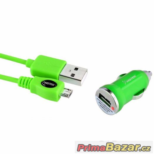 Nabíječka do auta s micro USB kabelem – fotografie 1
