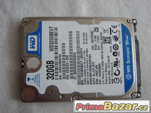 320 GB SATA 2 do Notebooků – fotografie 1