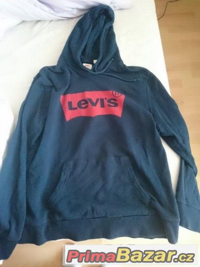 Tmavě modrá mikina Levis – fotografie 3