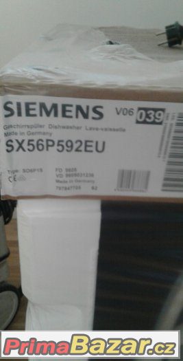 Myčka Siemens NOVÁ, NEROZBALENÁ  SX56P592EU – fotografie 1