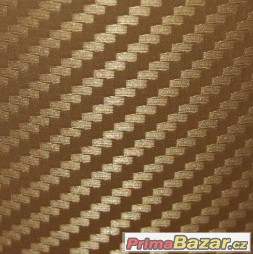 Karbonová fólie zlatá 127cm Karbon Carbon – fotografie 2