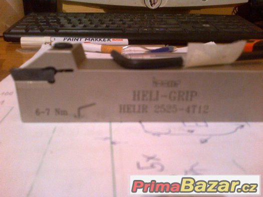 Iscar heli-grip 2525-4T12+platky – fotografie 1