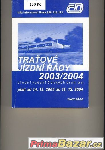 Jízdní řád ČD. – fotografie 1