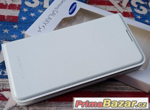 Samsung S4 i9505 Flip pouzdro Knížka BÍLÁ – fotografie 4