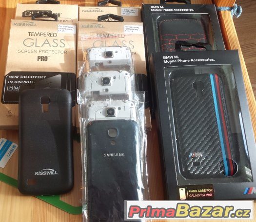 Samsung S4 mini BMW Pouzdro Carbon+Tvrzené Sklo – fotografie 4