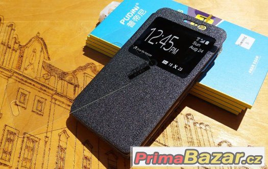Samsung J500 Galaxy J5 Tvrzené sklo + Pouzdro S-View – fotografie 1