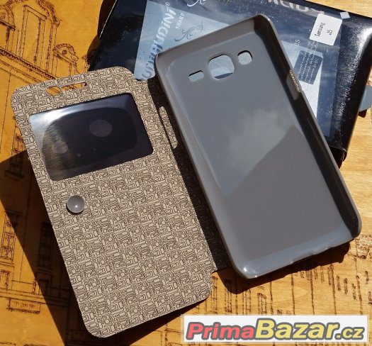 Samsung J500 Galaxy J5 Tvrzené sklo + Pouzdro S-View – fotografie 4