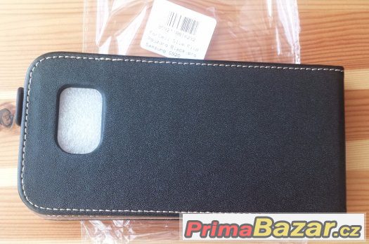 Samsung S6 Galaxy G920 Flip Pouzdro černé – fotografie 3