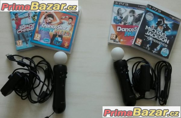 Move STARTER PACK PS3 - kamera + Move + hry – fotografie 1