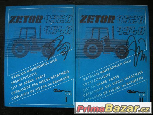 TECHNICKÁ DOKUMENTACE PRO TRAKTORY ZETOR. – fotografie 2