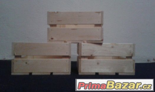 Dřevěná bedýnka 30x30x17 – fotografie 1