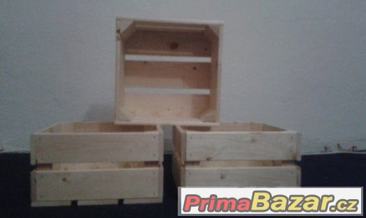Dřevěná bedýnka 30x30x17 – fotografie 3