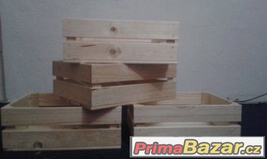 Dřevěná bedýnka 50x40x17 – fotografie 3
