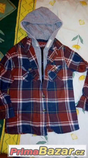 jeste pekna flanelka  vel.128-daruji k objednavce – fotografie 1