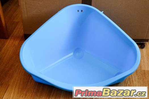 Rohový záchod  pro hlodavce  49cm – fotografie 1