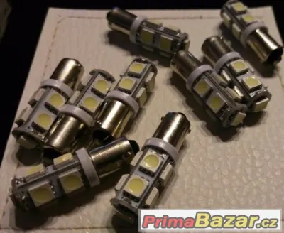 LED ŽÁROVKY CANBUS, 9 KUSŮ 150 KČ