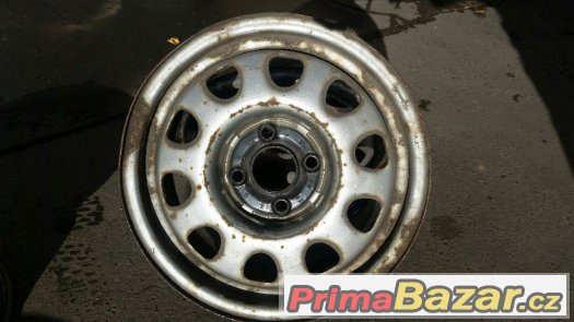 Disk ocel. VW Golf 3 6x14 ET45 1H0601025P original – fotografie 3