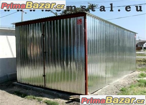 Plechové garáže - AKCE - doprava a montáž zdarma – fotografie 1
