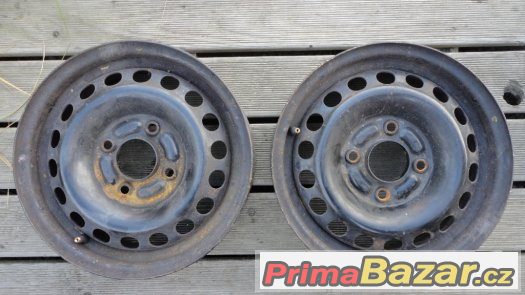 2x plechové disky R14 4x114,5 – fotografie 1