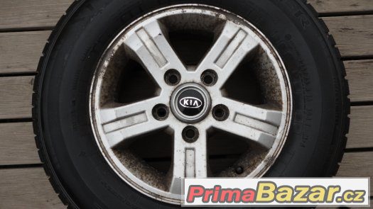 4x alu kola Kia R16 5x114,3 + 4x zimní pneu 225/75/R16 – fotografie 3