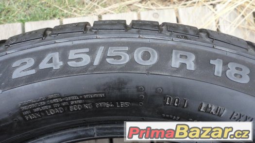 2x zimní pneumatiky Continental 245/50/R18 – fotografie 3
