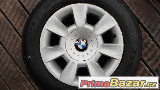4x alu kola BMW R15 5x120 + 4x letní pneu 205/65/R15 – fotografie 4
