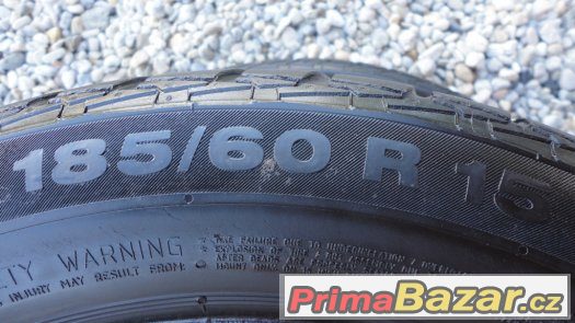 2x zimní pneumatiky Continental 185/60/R15 – fotografie 3