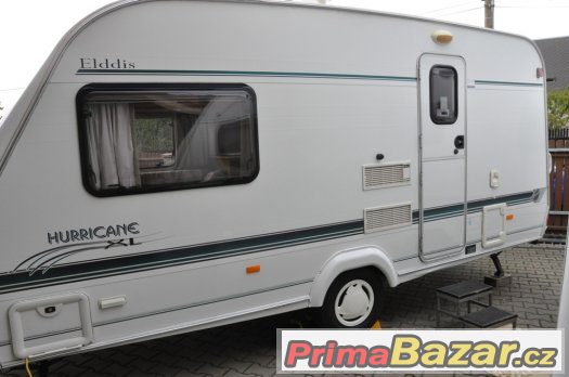 karavan ELDDIS Hurricane XL - 2-3 os., nádherný stav-PRODÁNO – fotografie 2