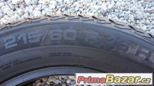 4x zimní pneumatiky Uniroyal 215/60/R16 – fotografie 3