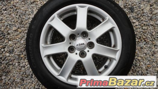 4x alu kola Rial R16 5x112 + 4x letní pneu 205/55/R16 – fotografie 2