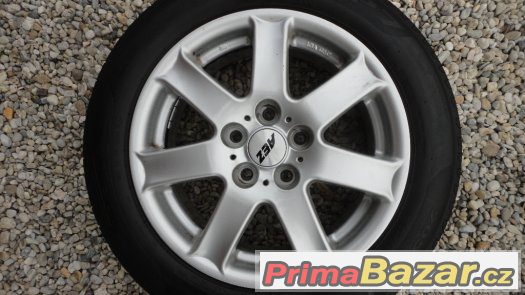 4x alu kola Rial R16 5x112 + 4x letní pneu 205/55/R16 – fotografie 4