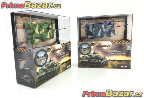Dárek pro sourozence - 2x RC mini tank Tiger – fotografie 2