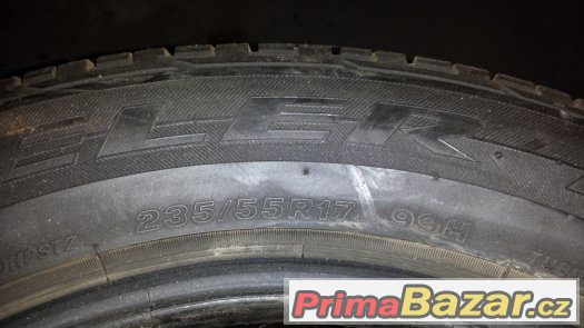 Letní pneu 235/55 R 17 Bridgestone Dueler H/P cca 5mm – fotografie 4