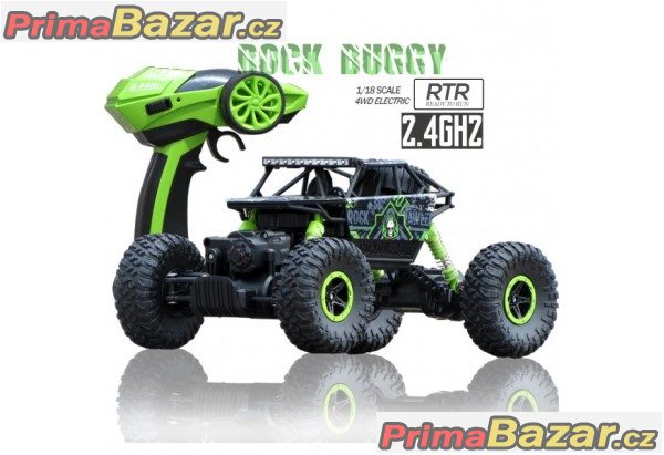 RC buggy ROCK CRAWLER Reely 1:18 ZELENÁ – fotografie 1