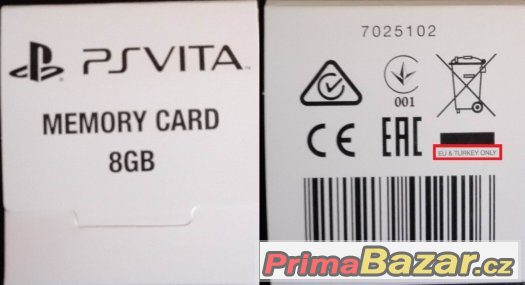 Sony PS Vita MEMORY CARD 8GB nová-zabalená – fotografie 1