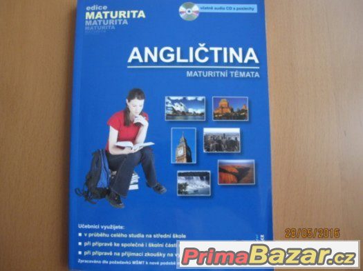 Prodám  učebnici Angličtiny - maturitní témata s CD – fotografie 1