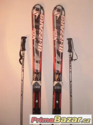 Lyže Blizzard s vázáním + hůlky zdarma