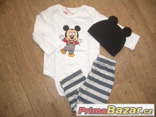 NOVÝ  KOMPLET VEL. 7-9M   90  MICKEY – fotografie 1