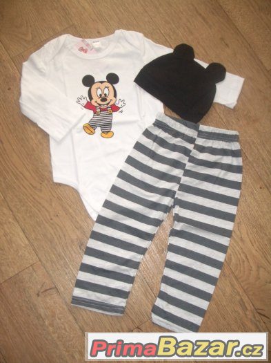 NOVÝ  KOMPLET VEL. 7-9M   90  MICKEY – fotografie 2