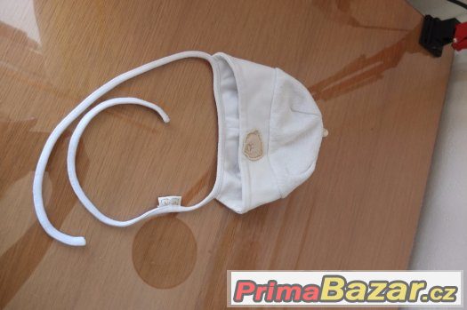 Prodám teplejší bavlněnou čepičku vel. 0-3 měs. – fotografie 2