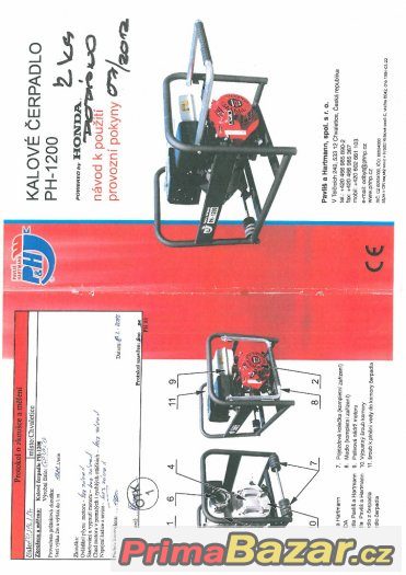 Kalové čerpadlo PH 1200 – fotografie 2