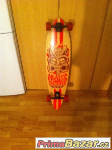 Prodám longboard mindless včetně chráničů a rukavic – fotografie 2