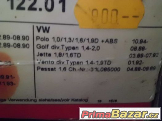 Nové brzdové pakny Volkswagen,Audi,Seat,  200x40 – fotografie 2